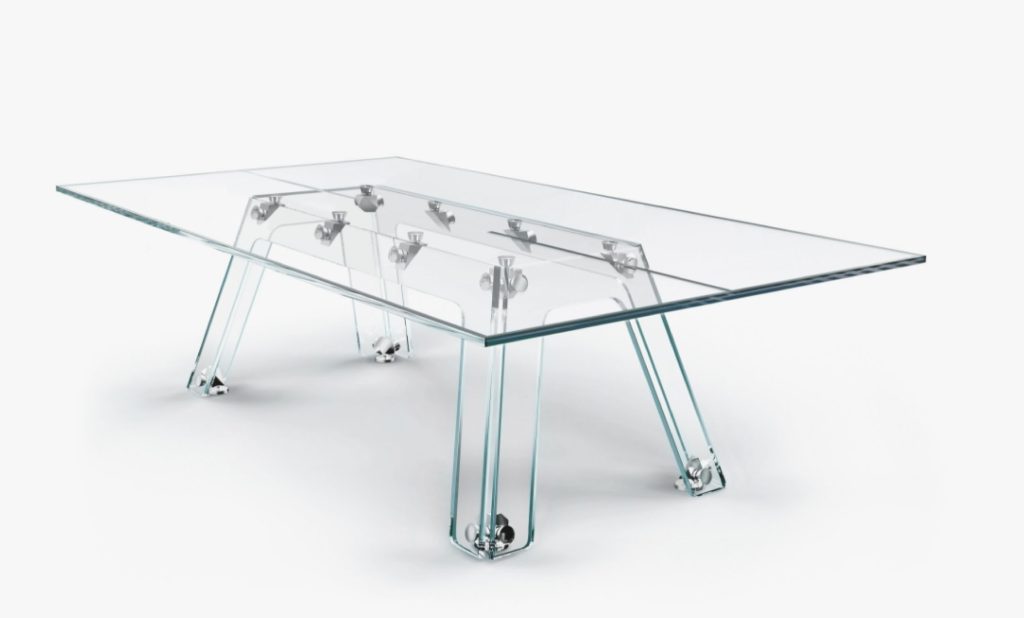 Tavolo in vetro Ping Pong