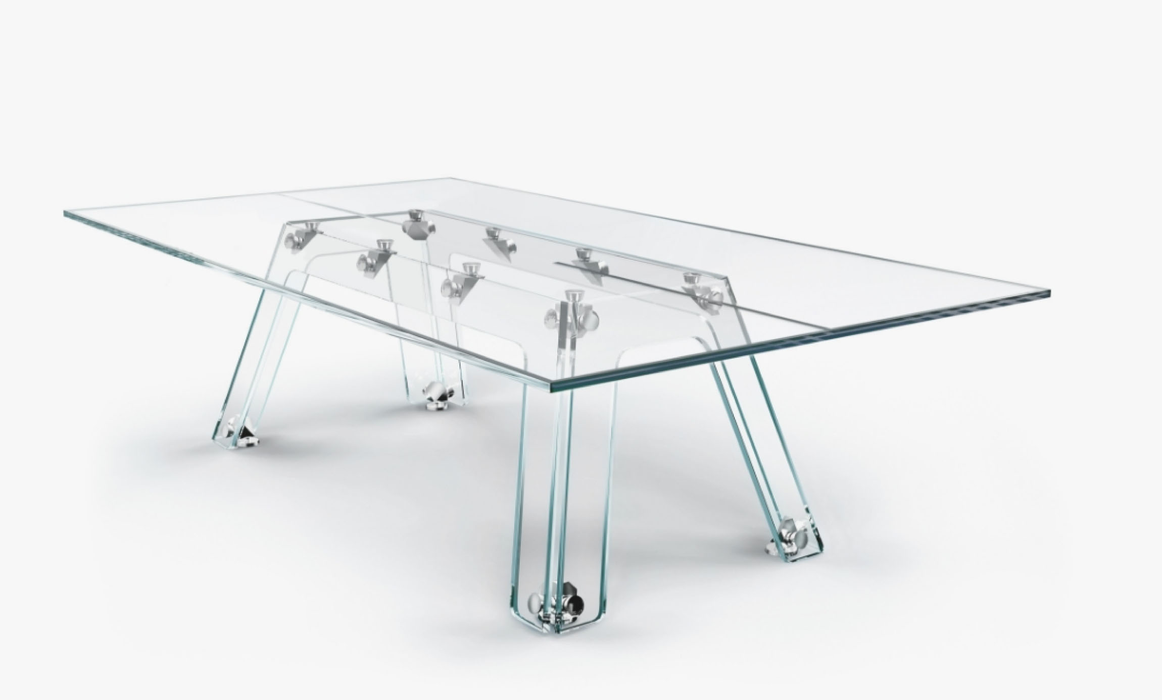 Tavolo in vetro Ping Pong Lungolinea